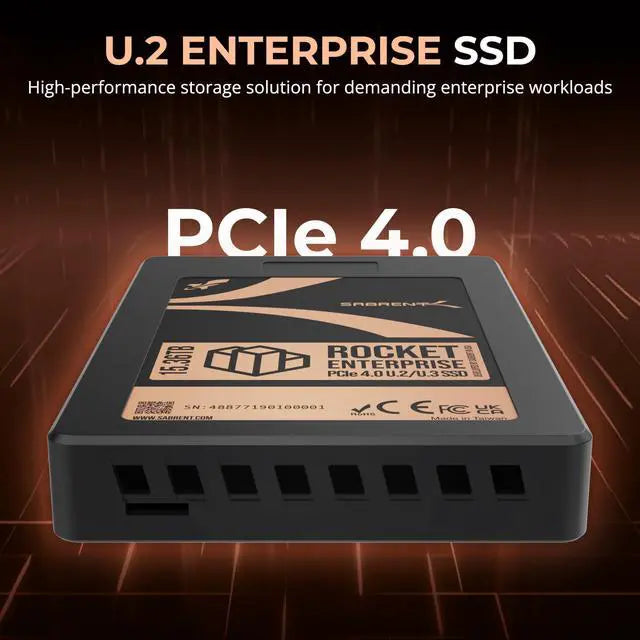 Sabrent Rocket Enterprise 15.36TB U.2 NVMe SSD - View 2